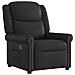 Poltrona Reclinabile Nero Lucido Similpelle - Foto miniatura 2