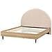 Letto Bouclé Millay 140 X 200 Cm Beige - Foto miniatura 4
