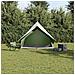 Tenda da Campeggio a Forma di A 3-Persone Verde Impermeabile - Foto miniatura 3