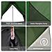 Tenda da Campeggio a Forma di A 3-Persone Verde Impermeabile - Foto miniatura 8