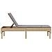 Lettino Prendisole con Cuscini Beige 55x200x44 cm in Polyrattan - Foto miniatura 6