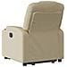 Poltrona Alzapersona Reclinabile Elettrica Crema in Tessuto - Foto miniatura 5