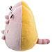 Peluche Rotondo A Forma Di Ciambella Da 14 Cm Kawaii In Poliestere, Rosa - Foto miniatura 5