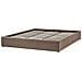 Letto Con Ottomano Senza Testata Bouclé Dinan 180 X 200 Cm Tortora - Foto miniatura 4