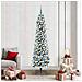 Albero di Natale artificiale con 300 LED Bianco 210 cm - Foto miniatura 2