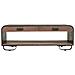 Tavolino Da Salotto In Legno E Metallo Nero 120x62x41 - Foto miniatura 3