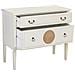 Cassettiera In Legno Bianco 88x38x72h - Foto miniatura 4