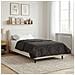 Duvet Estivo Antracite 155 x 200 cm Microfibra e Fleece Teddy - Foto miniatura 2