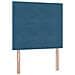 Letto con contenitore e materasso Blu Scuro 90 x 190 cm Velluto - Foto miniatura 9