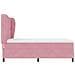 Letto a molle con materasso Rosa 190 x 140 cm Poliestere - Foto miniatura 8