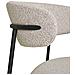 Set Di 2 Sedie Mira-beige-tessuto-59x55x79,5 Cm - Foto miniatura 5