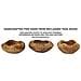Vassoio Natura 30-marrone-legno-19x19x8 Cm - Foto miniatura 6