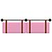 Testata appesa Tinta unita Rosa 190 x 55 x 5 cm PU Antico - Foto miniatura 5