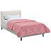 Duvet Estivo Rosa 155 x 220 cm Microfibra e Fleece Teddy - Foto miniatura 3