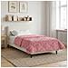 Duvet Estivo Rosa 155 x 220 cm Microfibra e Fleece Teddy - Foto miniatura 4