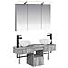 Set di Armadi da Bagno 4 pcs Sonoma grigio 100 x 14,5 x 70 cm - Foto miniatura 1