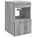 Set di Armadi da Bagno 4 pcs Sonoma grigio 100 x 14,5 x 70 cm - Foto miniatura 4