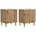 Armadio da Notte 2 pcs Rovere Artigianale 43 x 34,5 x 50 cm - Foto miniatura 1