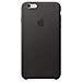 Custodia in Pelle per iPhone 6S Plus Nero - Foto miniatura 1