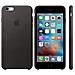 Custodia in Pelle per iPhone 6S Plus Nero - Foto miniatura 11