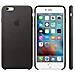 Custodia in Pelle per iPhone 6S Plus Nero - Foto miniatura 15