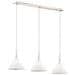 Lampada A Sospensione Cocktail Sb3 Small Bianco Max 3x40w E14-240v - Foto miniatura 5