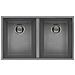 Lav. Quadra 350 76x43,5 2v Light Grey 97 Sottotop - Foto miniatura 1