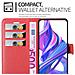 Custodia Compatibile Con Honor 9x Pro In Rosso Carminio - Coperchio Protettiva Con Chiusura Magnetica, Funzione Stand E Tasca Per Le Carte - Foto miniatura 4