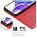 Custodia Compatibile Con Honor 9x Pro In Rosso Carminio - Coperchio Protettiva Con Chiusura Magnetica, Funzione Stand E Tasca Per Le Carte - Foto miniatura 5