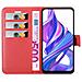Custodia Compatibile Con Honor 9x Pro In Rosso Carminio - Coperchio Protettiva Con Chiusura Magnetica, Funzione Stand E Tasca Per Le Carte - Foto miniatura 7