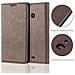 Custodia Compatibile Con Nokia Lumia 540 In Bruno Caffè - Coperchio Protettiva Con Chiusura Magnetica, Funzione Stand E Tasca Per Le Carte - Foto miniatura 5