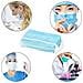 100 Pcs Mascherina Chirurgica, Facile-traspirante Medical Mask, Filtro Dell'aria Maschera, 3 Strati Di Polvere Di Isolamento, Anti-batteriche Trasmissione - Foto miniatura 1