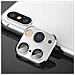 Lente Fotocamera Finta Iphone 11 Pro Bianco Lente Adesiva - Foto miniatura 4