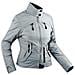 Giacca Donna Moto Scooter Protezioni Ce Sfoderabile Impermeabile Grigio L - Foto miniatura 1