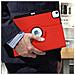 Custodia Ipad Air 2020 Supporto Regolabile 360° - Rosso - Foto miniatura 5