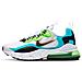 Scarpe Air Max 270 React Se (gs) Taglia 37.5 Codice Cj4060-300 Bianco - Foto miniatura 2