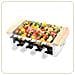 8263 Raclette Alpes 1200-8, Spiedini Elettrici Per Raclette Grill, 3 In 1, 8 Persone, 1200 W, Bianco - Foto miniatura 1