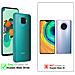 Custodia Compatibile Con Huawei Mate 30 Lite In Marmo Viola Onda No. 14 - Coperchio Protettivo In Silicone Tpu Con Motivo A Mosaico - Foto miniatura 2