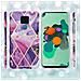Custodia Compatibile Con Huawei Mate 30 Lite In Marmo Viola Onda No. 14 - Coperchio Protettivo In Silicone Tpu Con Motivo A Mosaico - Foto miniatura 6
