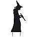 Silhouette Metal Witch With Spoon, 110cm - Foto miniatura 1
