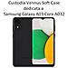 Custodia Tpu Silicone Lite Cover Soft-case Per Samsung Galaxy A03 Core A032 Light Pink - Foto miniatura 2