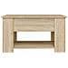 Tavolino Da Salotto Rovere Sonoma 79x49x41 Cm Legno Multistrato - Foto miniatura 4