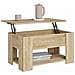 Tavolino Da Salotto Rovere Sonoma 79x49x41 Cm Legno Multistrato - Foto miniatura 5