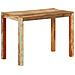 Tavolo Da Pranzo 110x55x76 Cm In Legno Massello Di Recupero - Foto miniatura 1