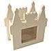 Salvadanaio Castello In Legno 10,5 X 12 Cm - Foto miniatura 1