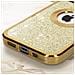 Cover Per Iphone 12 Pro Glitter Rimovibile Silicone Gel Serie Protecam Spark Oro - Foto miniatura 2