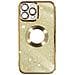 Cover Per Iphone 12 Pro Glitter Rimovibile Silicone Gel Serie Protecam Spark Oro - Foto miniatura 1