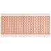 Tappeto Passatoia Tessuto Jacquard Linea Emozioni Dis. Zig Zag Twist Arancio 57x230 Arancio - Foto miniatura 1
