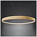 Sollux Lighting Lampadario Rio 55 Golden Led 4000k Th. 217 - Moderno Lampadario D'oro 150x55x55 Cm - Foto miniatura 6