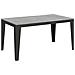 Tavolo Allungabile 90x160/264 Cm Flame Evolution Telaio Antracite - Cemento - Foto miniatura 6
